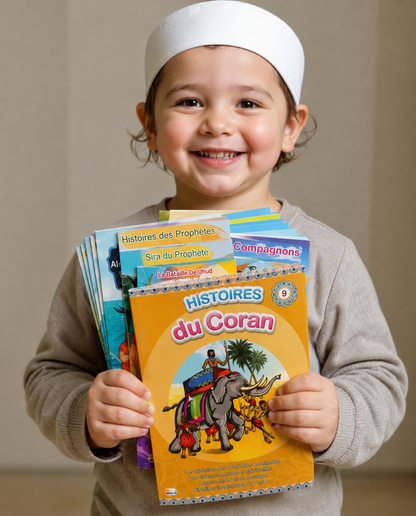 Collection Dar Al Quran — 40 Livres Islamiques  Illustrés pour Enfants | Histoires du Coran,  Prophètes, Compagnons & Sira